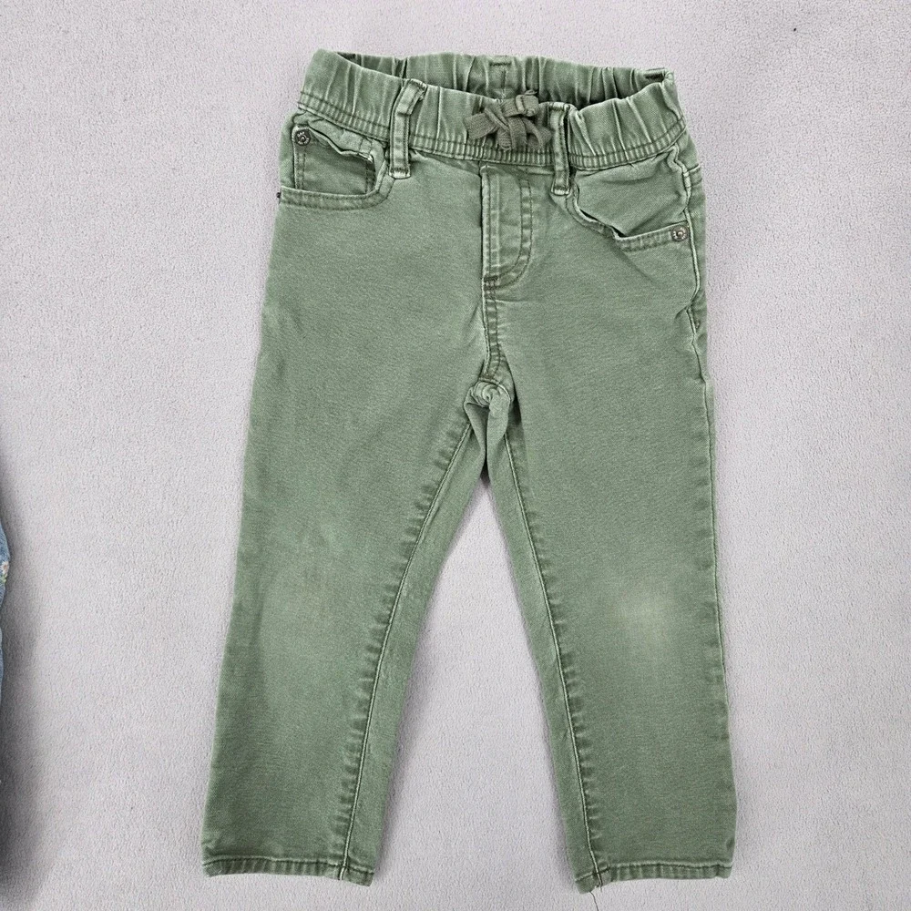 Toddler Girls Pants Lot Size 3T Cat & Jack GAP Denim Jeans Joggers 4 Piece